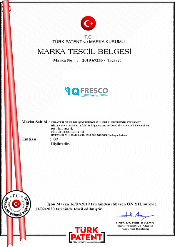IQ Fresco — Marka Tescilleri